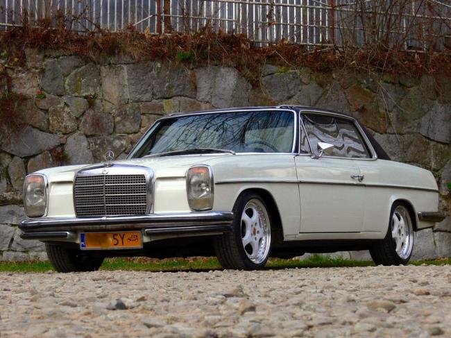 Mercedes w114 Coupe ’69 ślub